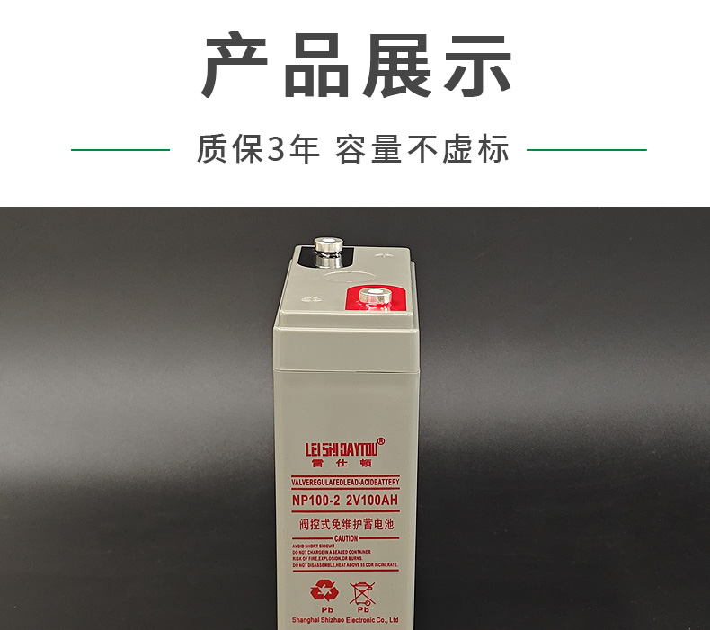 2V 100Ah 铅酸蓄电池